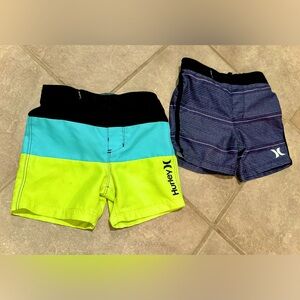 Toddler Boy Set of 2 Hurley Swim Trunks